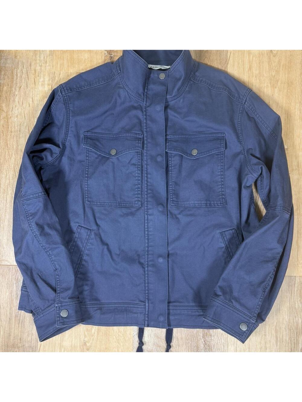 Y2K Women’s L.L.Bean Navy Blue Utility Jacket – Size L